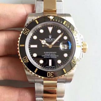 Rolex 116613LN Black Dial | UK Replica - 1:1 best edition replica watches store,high quality fake watches