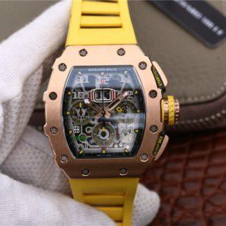 Richard Mille RM11-03 Yellow Strap | UK Replica - 1:1 best edition replica watches store,high quality fake watches